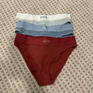 NWOT Skims Cotton Rib Brief (set of 3)